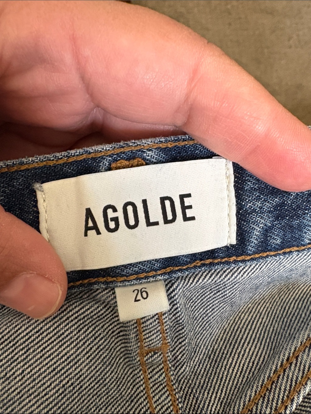 Agolde 90’s Pinch Waist High Rise Straight Size 26 - Picture 3 of 16